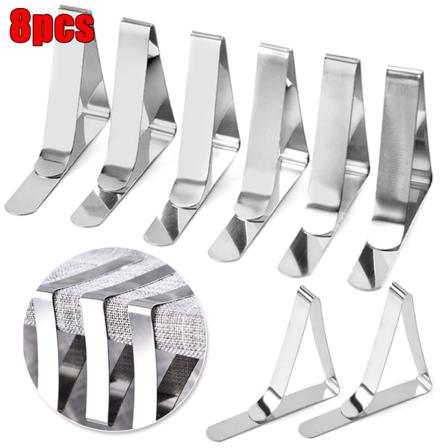 8 St Universal Fästklämma I Rostfritt Stål Triangelduk