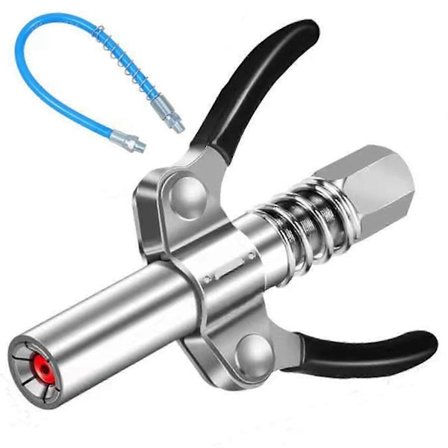 Rasvausnipukka - Rasvapistoolin kärki, rasvanippelit, kestävä pikakiinnitteinen rasvausliitin yhteensopiva kaikkien rasvapistoolien kanssa 1/8" NPT-