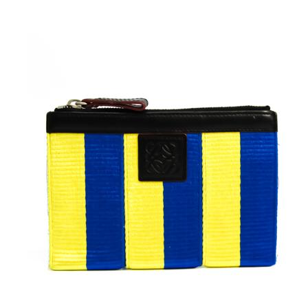 Loewe Pre-owned Clutch Tas , Blauw , Dames , Maat: ONE Size Vintage Tassen