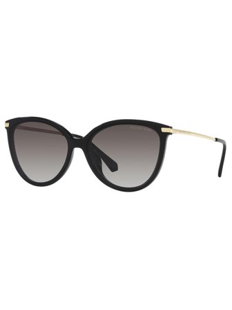 Michael Kors Sunglasses made of plastic in black with lens made of polycarbonate in dark grey gradient.