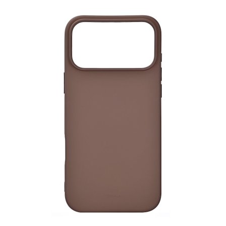 iPhone 17 Pro Max cover – genbrugssilikone, chokoladebrun