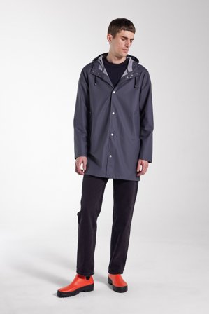 Stockholm Lightweight Raincoat Charcoal