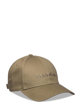 Double Line Embro Bb Cap Accessories Headwear Caps Vihreä Calvin Klein