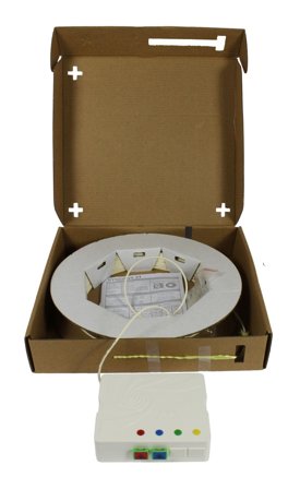 SYNERGY FTTH Compact Box vorkonfektioniert, 2xSC/APC -> open End, 20m, 9/125u, G.657.A2, 2-Faser, OD=2,2mm, Synergy 21