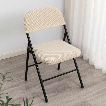 Husholdnings Foldning Spisestuestol Betræk Ryglæn Stole Betræk