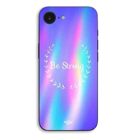 Skal för iPhone SE 2024 Be strong regnbåge Maniacase