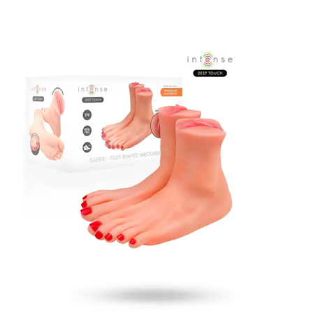 Gabbie Two-piece Foot-shaped Masturbator - Vuxen.dk: For ham
