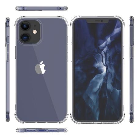 iPhone 12 Mini - Professionelt silikone beskyttelsescover Transparent/Genomskinlig