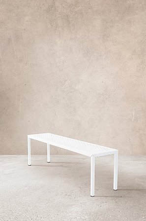 Jotex - Ławka 150 Cm Biały - NÄS - Kup Sofy i ławki ogrodowe firmy Jotex