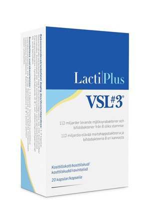 Lactiplus LactiPlus VSL#3 20 kaps, Helse & Madvarer, Ingredienser, Mælkesyrebakterier