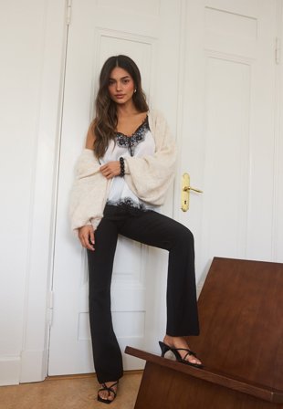 BUBBLEROOM-Satin Lace Singlet-XS