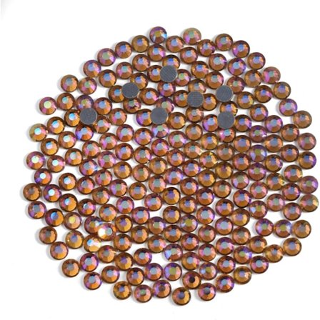 8000 Hot Fix -strassikiveä, Lt. Colorado Topaz AB, SS6, 1,9–2,1 mm vaatteisiin ja askarteluun, Lt. Colorado Topaz AB