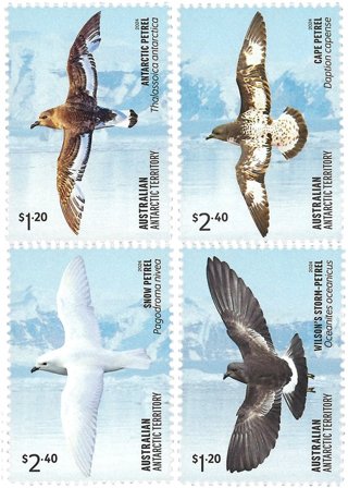 Australsk Antarktis - AAT Petreller - Postfrisk sæt 4v