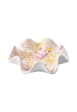 Åhléns Home Skål WAVES 16 cm Serveringstillbehör Rosa ONESIZE