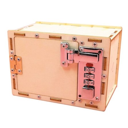 Salasanalaatikko Mekaaniset lelut Tiedelelut