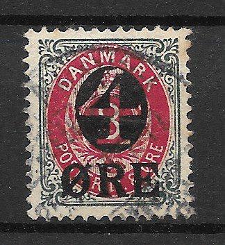 Danmark 1904 - AFA 40x - Stemplet
