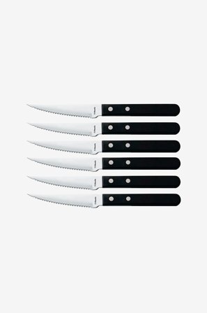 Amefa - Grillkniv 6-pk - Svart - Bestikk - Fra Homeroom