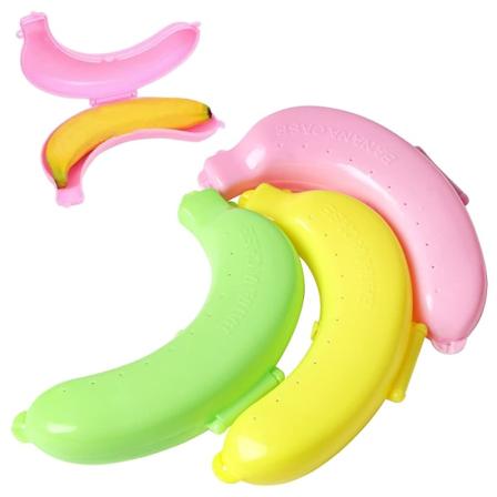 3-pack bananfodral, olika färger, bananfodral för utomhusresor, söt bananfodral förvaringslåda