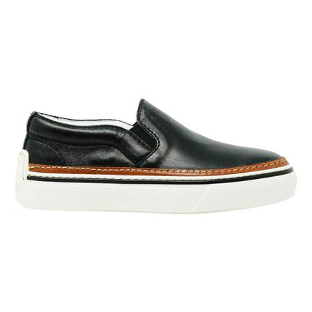 Tod's leather Bukser Sort, Dame Loafers, Størrelse: 38 EU
