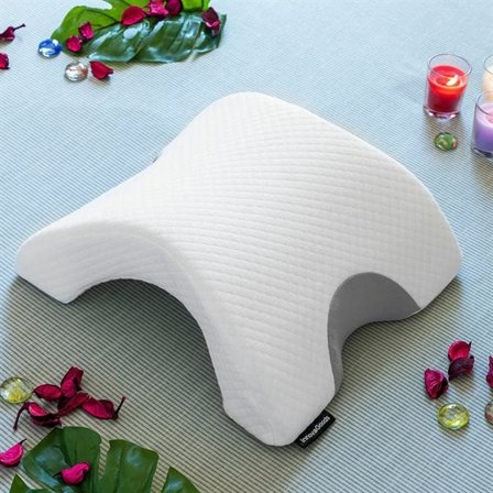 Viscoelastisk nackkudde för par med ergonomisk form