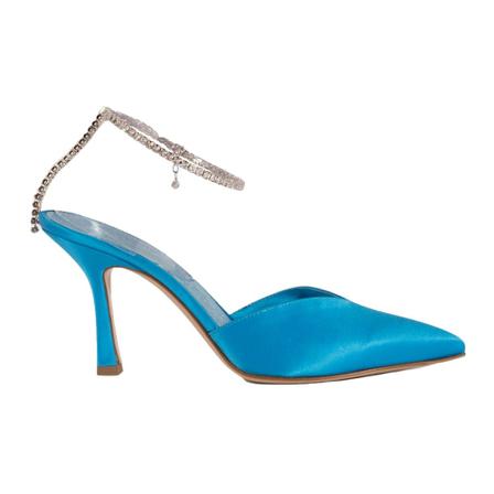 Aldo Castagna, Strass F Turquoise Sandals F Niebieski, Kobieta, Rozmiar: 36 EU