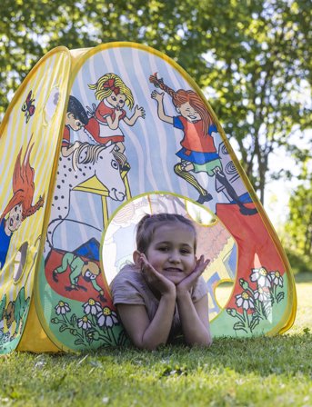 Pippi Langstrømpe Pippi Aktivitetstält Pop-Up - Multi/patterned - ONE SIZE