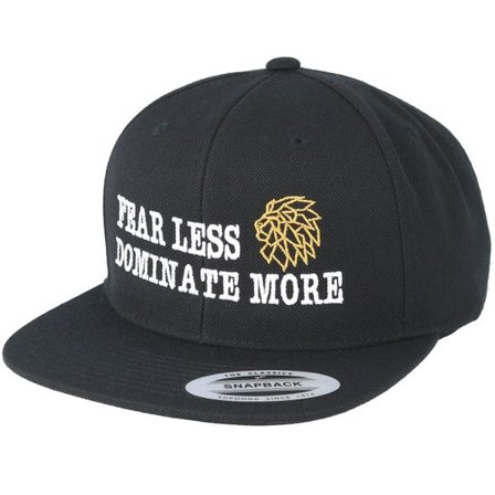 Lions - Svart snapback Keps - Dominate More Black Snapback @ Hatstore
