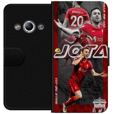 Kompatibelt Lommeboketui til Samsung Galaxy Xcover 3 Liverpool Diogo Jota nr 20 fotballplakat Portugisisk angrepsspiller Røde spisser Premier League-
