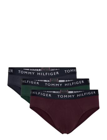 3P Brief Underbukser Y-frontunderbukser Grønn Tommy Hilfiger*Betinget Tilbud