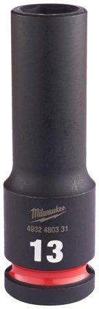 Milwaukee Shockwave Impact Duty Krafttoppe 1/2" kvadratisk dybde 13 mm, Håndværktøj