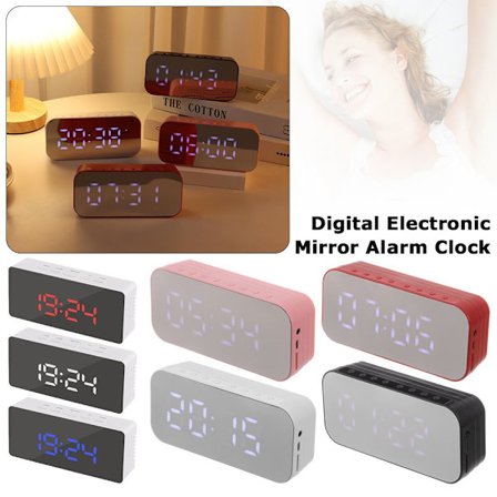 Mordely Digital väckarklocka Nummer Tabell Klocka