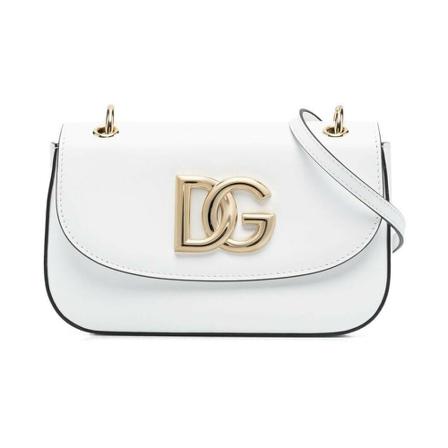 Dolce & Gabbana, shoulder strap Biały, Kobieta, Rozmiar: ONE Size