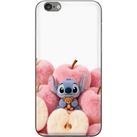 Yhteensopiva Puhelinkuori Apple Apple iPhone 6 Plus Värikäs kollaasi futuristisilla tyttöryhmän hahmoilla, sydämillä ja glitterillä nykyaikaise