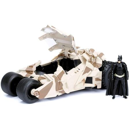 Dc Comics The Dark Knight Batmovil Metal Camouflage Car + Figure