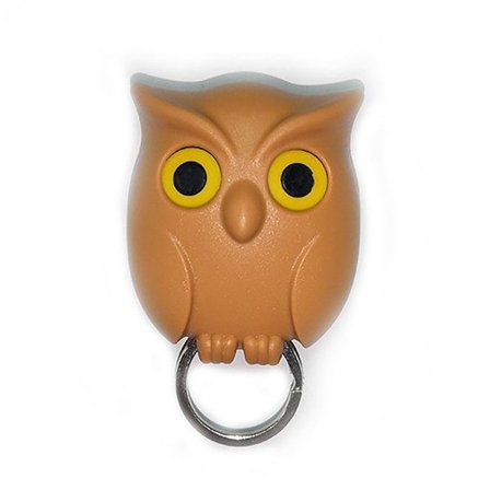 Uglenøkkelholder Uglenøkkelkroker BRUN