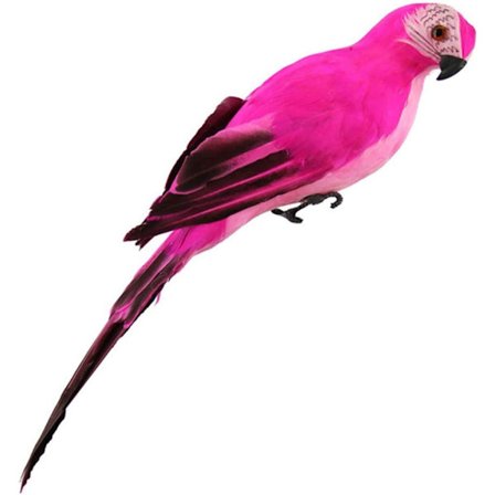 Realistinen simulaatio väärennetty papukaija lintu koriste vaahto par