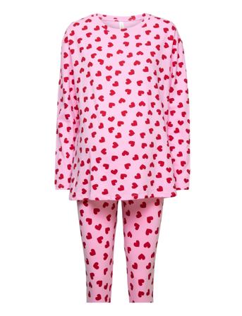Pyjama Set Maternity Cotton Pyjamas Nattøj Lyserød Lindex