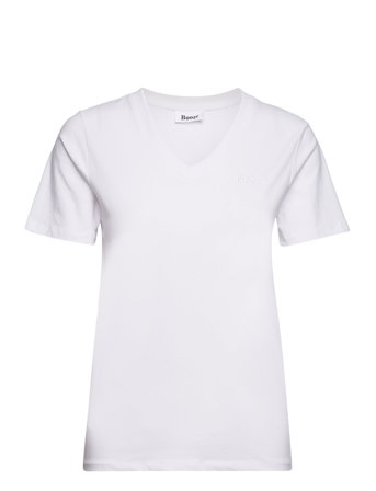 Boozt Merchandise T-Shirt V-Neck - White - XL