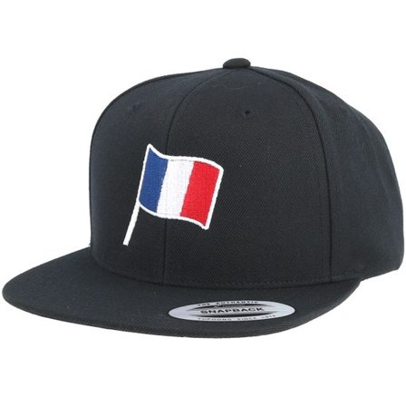 Forza - Svart snapback Keps - France Flag Black Snapback @ Hatstore