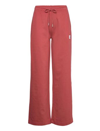 Badge Wide Leg Jog Pants Joggebukser Pysjbukser Rosa Calvin Klein Jeans