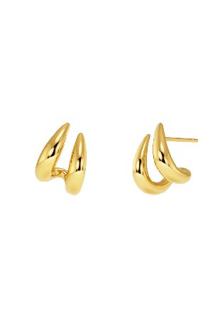 Edblad Spire Hoops S Gold Smycken & klockor Dam Guld ONESIZE