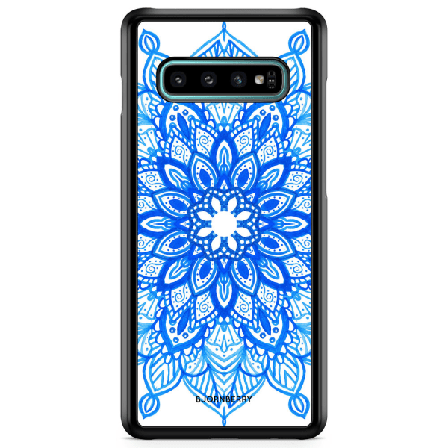 Bjornberry Skal Samsung Galaxy S10 Plus - Blå Mandala