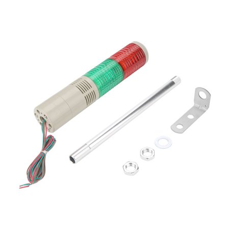 LED Maskine Advarselslampe Lysstærk Pålidelig Alarm Signallampe 1 Styk