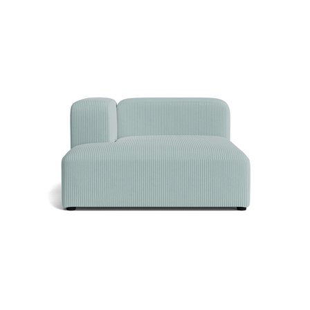 Milo XL chaiselong, venstrevendt - Lincoln Pastel Blå - 130x170x72 - Sofa, chaiselong