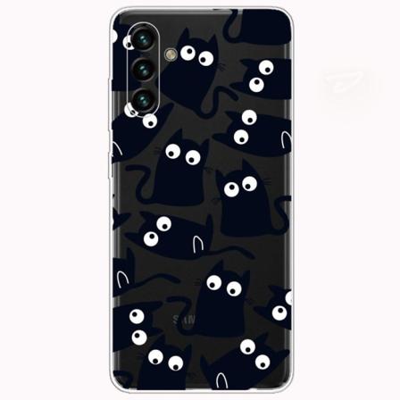 Deco Samsung Galaxy A13 5G Suojakotelo - Little Cats Multicolor