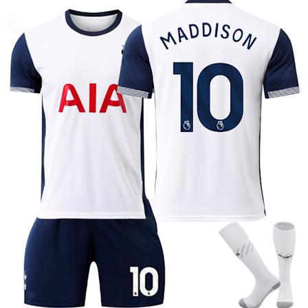 2425 Tottenham Fotballdrakt Nr. 7 Son Xingmin 9 Richarlison og andre fotballdraktsett for voksne og barn No.10 MADDISON XL