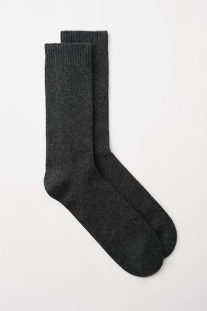 Soft Goat - Men's Cashmere Socks - Cashmere socks baby - 36-38 - Charcoal