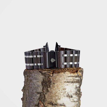 Nachhaltiges Apple Watch Armband, Recyceltes Holzband, The Ebony