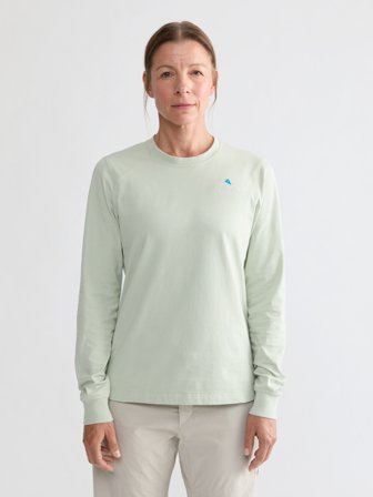 Klättermusen Root Logo LS Tee Women's's - Sea Foam - Women's - S