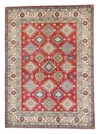 175X237 Tapete Kazak Fine Oriental (Lã, Afeganistão) Carpetvista